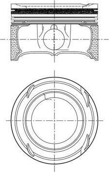MAHLE 001 PI 00200 000 - Piston aaoparts.ro