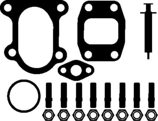 MAHLE 001 TA 17009 000 - Set montaj, turbocompresor aaoparts.ro
