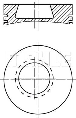 MAHLE 002 80 00 - Piston aaoparts.ro