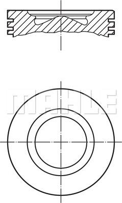 MAHLE 007PI00170000 - Piston aaoparts.ro