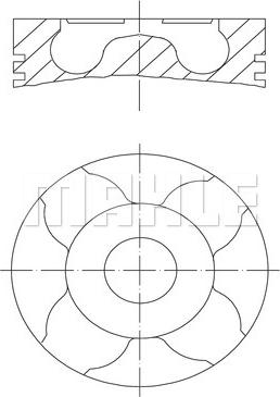 MAHLE 012 31 00 - Piston aaoparts.ro