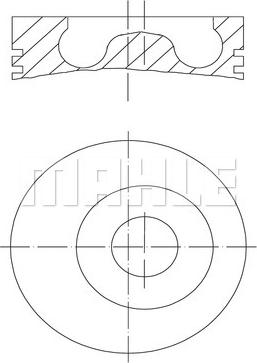 MAHLE 010 27 00 - Piston aaoparts.ro