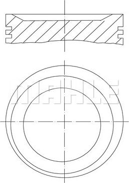 MAHLE 0117501 - Piston aaoparts.ro