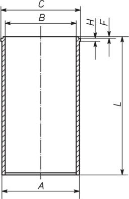 MAHLE 013 LP 00120 000 - Camasa cilindru aaoparts.ro