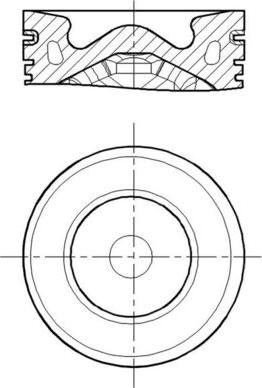 MAHLE 013 PI 00155 000 - Piston aaoparts.ro