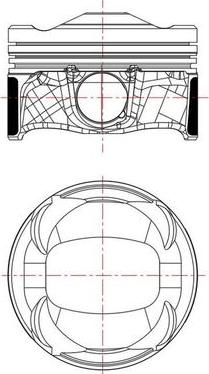 MAHLE 039 PI 00134 000 - Piston aaoparts.ro