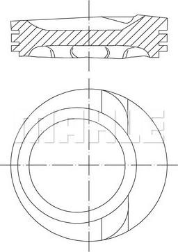 MAHLE 030 68 01 - Piston aaoparts.ro