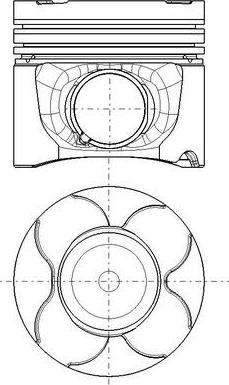 MAHLE 037 PI 00151 000 - Piston aaoparts.ro