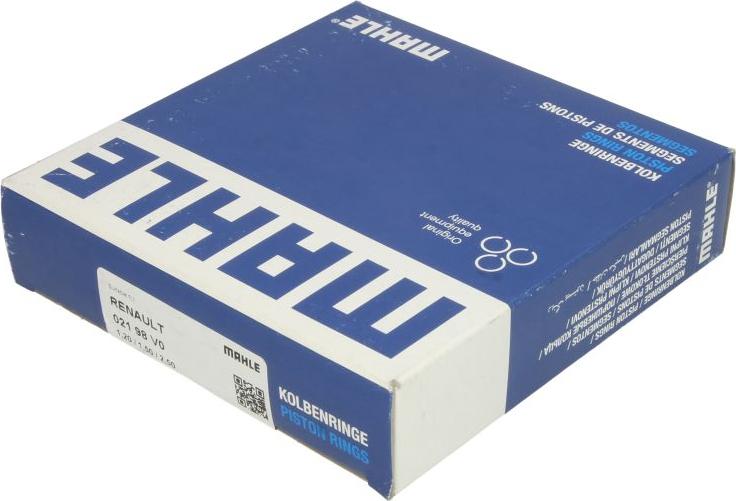MAHLE 021 98 V0 - Set segmenti piston aaoparts.ro