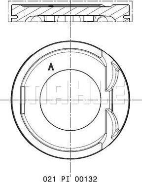 MAHLE 021 PI 00132 000 - Piston aaoparts.ro