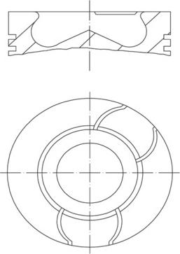 MAHLE 021 PI 00123 000 - Piston aaoparts.ro
