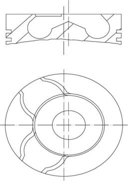 MAHLE 021 PI 00122 000 - Piston aaoparts.ro