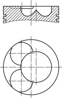 MAHLE 028 06 00 - Piston aaoparts.ro