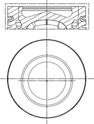MAHLE 028 PI 00140 002 - Piston aaoparts.ro