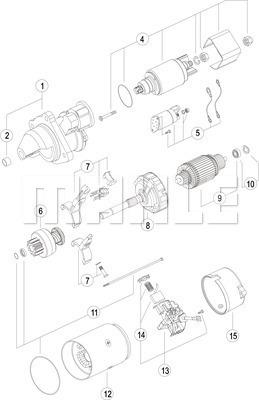 MAHLE MS 27 - Starter aaoparts.ro