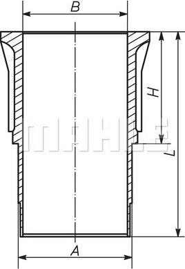MAHLE 279 WN 01 00 - Camasa cilindru aaoparts.ro