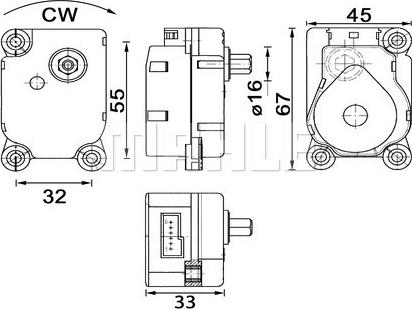 MAHLE AA 19 000P - Element de reglare, clapeta carburator aaoparts.ro