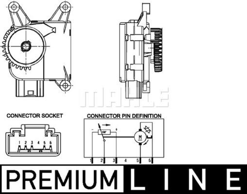 MAHLE AA16000P - Element de reglare, clapeta carburator aaoparts.ro