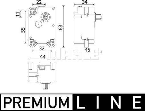 MAHLE AA 71 000P - Element de reglare, clapeta carburator aaoparts.ro