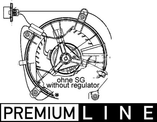 MAHLE AB 65 000P - Ventilator, habitaclu aaoparts.ro