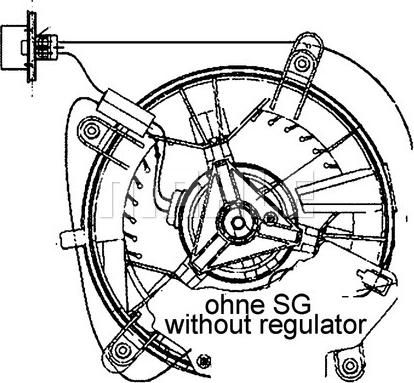 MAHLE AB 65 000P - Ventilator, habitaclu aaoparts.ro