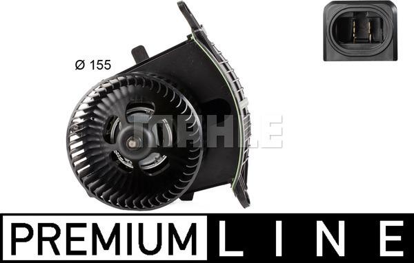 MAHLE AB 167 000P - Ventilator, habitaclu aaoparts.ro