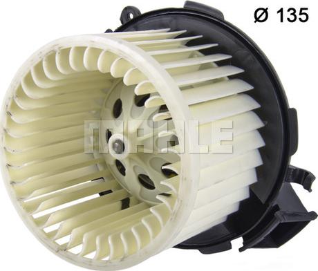 MAHLE AB 100 000P - Ventilator, habitaclu aaoparts.ro