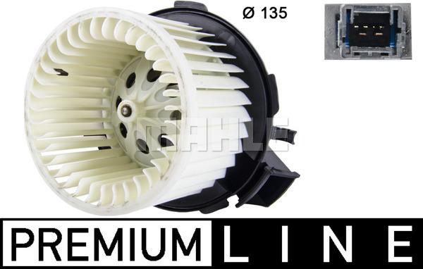 MAHLE AB 101 000P - Ventilator, habitaclu aaoparts.ro