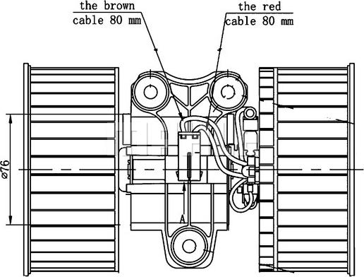 MAHLE AB 81 000S - Ventilator, habitaclu aaoparts.ro