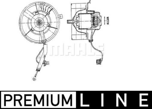 MAHLE AB 37 000P - Ventilator, habitaclu aaoparts.ro