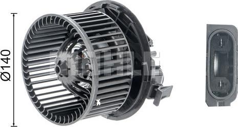 MAHLE AB 228 000S - Ventilator, habitaclu aaoparts.ro