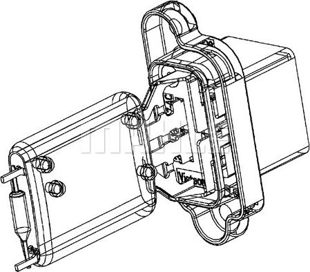 MAHLE ABR 97 000P - Rezistor, ventilator habitaclu aaoparts.ro