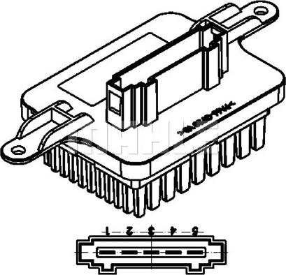 MAHLE ABR 59 000P - Reglaj, suflanta de interior aaoparts.ro