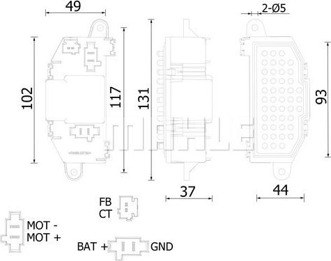 MAHLE ABR 118 000S - Reglaj, suflanta de interior aaoparts.ro