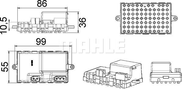 MAHLE ABR 34 000P - Reglaj, suflanta de interior aaoparts.ro