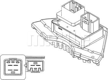 MAHLE ABR 35 000P - Reglaj, suflanta de interior aaoparts.ro