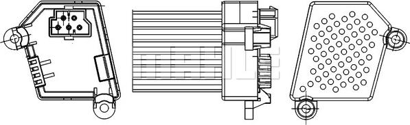 MAHLE ABR 33 000S - Reglaj, suflanta de interior aaoparts.ro