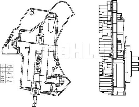 MAHLE ABR 24 000P - Reglaj, suflanta de interior aaoparts.ro