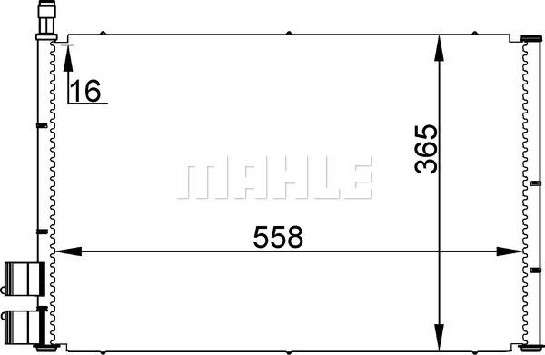 MAHLE AC 298 000S - Condensator, climatizare aaoparts.ro