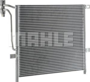 MAHLE AC 234 000P - Condensator, climatizare aaoparts.ro