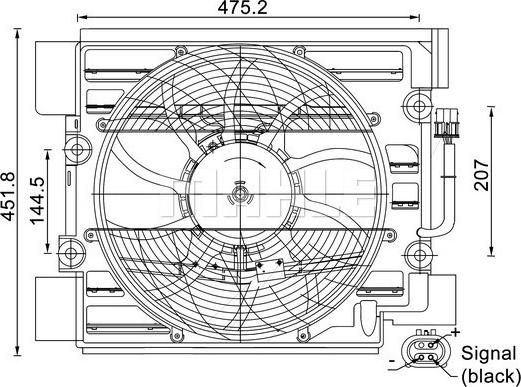 MAHLE ACF 24 000S - Ventilator,aer conditionat aaoparts.ro