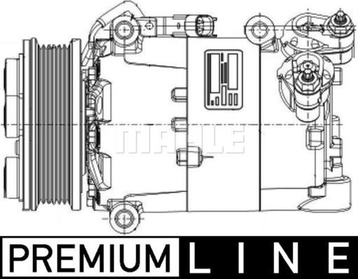 MAHLE ACP 1360 000P - Compresor, climatizare aaoparts.ro