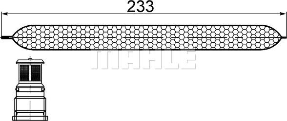 MAHLE AD 249 000S - Uscator,aer conditionat aaoparts.ro