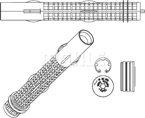 MAHLE AD 287 000P - Uscator,aer conditionat aaoparts.ro