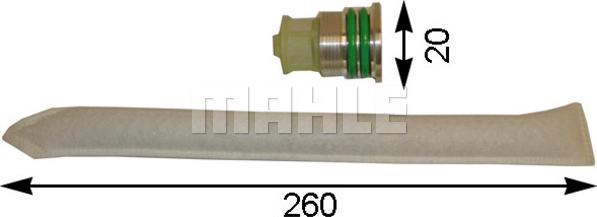 MAHLE AD 77 000S - Uscator,aer conditionat aaoparts.ro