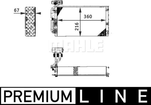 MAHLE AE 61 000P - Evaporator,aer conditionat aaoparts.ro