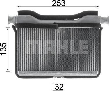 MAHLE AH 189 000P - Schimbator caldura, incalzire habitaclu aaoparts.ro