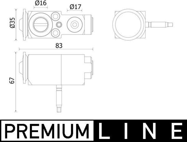 MAHLE AVE 140 000P - Supapa expansiune, clima aaoparts.ro