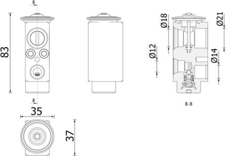 MAHLE AVE 206 000P - Supapa expansiune, clima aaoparts.ro