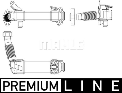 MAHLE CE 17 000P - Radiator, recirculare gaze de esapament aaoparts.ro